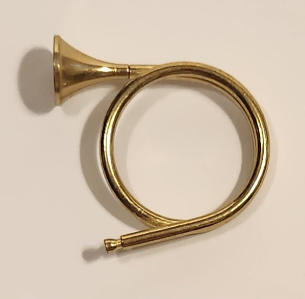 Vintage Brass French Horn Dollhouse Sized Miniature Toy