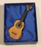 Vintage Highly Detailed Acoustic Guitar Dollhouse Sized Miniature Toy with Box