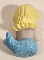 Elegant Baby Bath Time Fun Rubber Mermaid 3 1/4" Tall Water Squirting Toy Figure