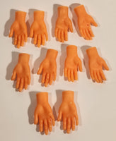 Rubber Hand Shaped Finger Puppets 10 Pieces (6 right, 4 left)