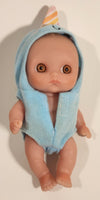 JC Toys Baby Boy in Blue Unicorn Outfit 5" Doll Toy Figure