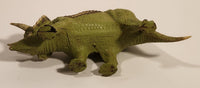 1975 Invicta Plastic Ltd British Museum (Nautical History) Triceratops Green Triceratops Dinosaur Toy Figure