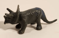 Grey and Blue Triceratops Dinosaur Toy Figure