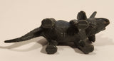 Grey and Blue Triceratops Dinosaur Toy Figure