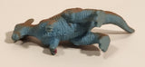 Orange and Blue Parasaurolophus Dinosaur Toy Figure