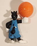 2020 McDonald's Space Jam New Legacy Sylvester The Cat 3 3/4" Tall Plastic Toy Figure with Tweety Bird Ball