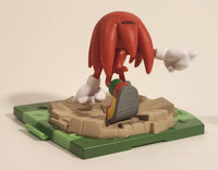 Just Toys Sonic The Hedgehog Series 3 Craftable Buildable Knuckles The Echidna on Grass Toy Action Figure
