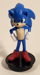 2022 Snapco Paramount Pictures Sonic The Hedgehog 2 Sonic 3" Tall Cineplex Movie Theatre Drink Topper Toy Figure