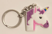 Unicorn Rubber Key Chain