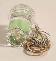 Claire's Unicorn Green Bubble Tea Clear Cup Shaped Key Chain