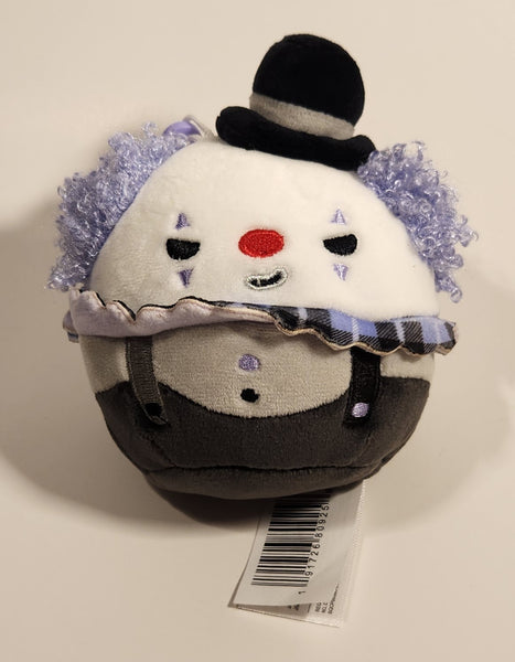 2024 Kelly Toys Jazwares Squishmallows Halloween Ms. K The Clown 4" Toy Stuffed Plush Clip On