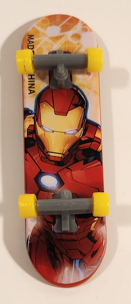Marvel Iron Man 3 3/4" Long Fingerboard Miniature Skateboard Toy