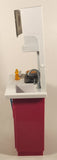2016 Mattel Barbie You Can Be Anything Kitchen Playset 12" Tall Plastic Dollhouse Toy DVX64