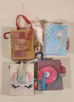 Set of 4 RL Real Littles Journals Unlock The Surprises! Miniature Dairy Book with Lock and Keys