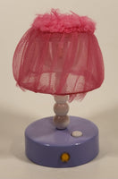 2015 Paradise Kids My Life As Purple Lamp 4" Tall Plastic Light Up Dollhouse Toy