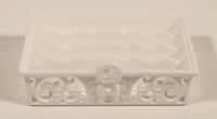 2013 Mattel Barbie Dream House Kitchen Dishwasher Dish Drying Rack 2 3/4" Wide White Plastic Dollhouse Toy