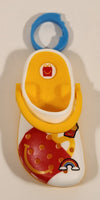 2024 McDonald's Crocs Shoe Sandal Shaped 3 1/4" Plastic Clip On Toy