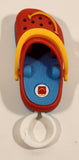 2024 McDonald's Crocs Shoe Sandal Shaped 3 1/4" Plastic Clip On Toy