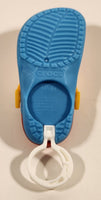 2024 McDonald's Crocs Shoe Sandal Shaped 3 1/4" Plastic Clip On Toy