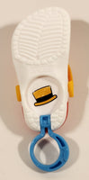 2024 McDonald's Crocs Shoe Sandal Shaped 3 1/4" Plastic Clip On Toy