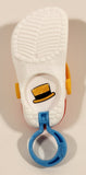 2024 McDonald's Crocs Shoe Sandal Shaped 3 1/4" Plastic Clip On Toy