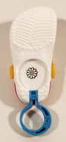 2024 McDonald's Crocs Shoe Sandal Shaped 3 1/4" Plastic Clip On Toy