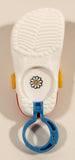 2024 McDonald's Crocs Shoe Sandal Shaped 3 1/4" Plastic Clip On Toy