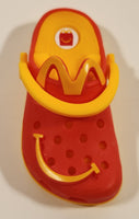 2024 McDonald's Crocs Shoe Sandal Shaped 3 1/4" Plastic Clip On Toy