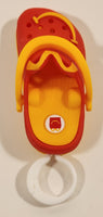 2024 McDonald's Crocs Shoe Sandal Shaped 3 1/4" Plastic Clip On Toy