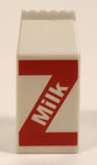 Milk 1 7/8" Miniature Plastic Play Food Toy
