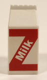 Milk 1 7/8" Miniature Plastic Play Food Toy