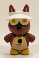 2023 Jazwares Uplift Games Adopt Me! Brown Dog with Hat in Egg 2 1/2" Tall Plastic Toy Figure