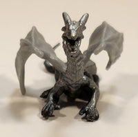 Silver Dragon 2" Long Toy Figure