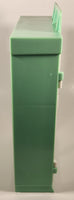 I Love 2 Shop Supermarket Refrigerator Mint Green and White 10 3/8" Tall Plastic Dollhouse Toy