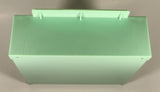 I Love 2 Shop Supermarket Refrigerator Mint Green and White 10 3/8" Tall Plastic Dollhouse Toy