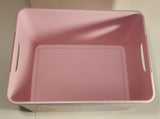 Disney Princess Cinderella Snow White Aurora Belle Plastic Tote Bin Storage Box Container