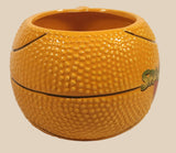 2019 Silver Buffalo Warner Bros. Space Jam Movie Basketball Shaped 24 oz 3 1/2" Tall Ceramic Coffee Mug Cup