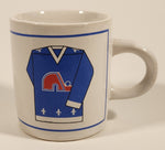 Vintage Giftcraft NHL Quebec Nordiques Small 2 5/8" Tall Ceramic Coffee Mug Cup