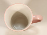 Kcare Disney Minnie Mouse Congrats Grad Pink 4 1/2" Tall Embossed Ceramic Coffee Mug Cup