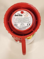 Disney On Ice Red and Clear Plastic 7" Tall Light Up Cup Mug