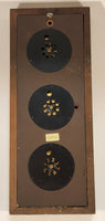Vintage Solar Hygrometer Barometer Thermometer 4 1/2" x 11 1/4" Wood Cased Weather Station Made in Germany