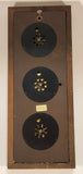 Vintage Solar Hygrometer Barometer Thermometer 4 1/2" x 11 1/4" Wood Cased Weather Station Made in Germany