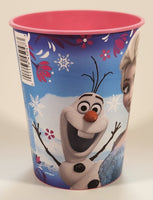Technimark Disney Frozen Elsa Anna Olaf Pink 4 3/8" Tall Plastic Cup
