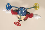 Disney Fantasia Mickey Mouse Spinning Light Up Hat 8 1/4" Tall Toy Figure
