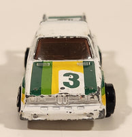 Vintage 1980 Kenner CPG Prod. Fast 111s Dynamo 1976 BMW 320i Green, Yellow, and White Die Cast Toy Car Vehicle - Made in Hong Kong