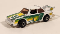 Vintage 1980 Kenner CPG Prod. Fast 111s Dynamo 1976 BMW 320i Green, Yellow, and White Die Cast Toy Car Vehicle - Made in Hong Kong