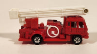 Tomy Tomica No. 88 Isuzu Snorkel Fire Truck Red 1/110 Die Cast Toy Car Vehicle