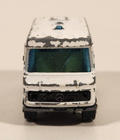 Vintage PlayArt Mercedes Benz Ambulance H453 White Die Cast Toy Car Vehicle Made in Hong Kong