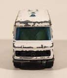 Vintage PlayArt Mercedes Benz Ambulance H453 White Die Cast Toy Car Vehicle Made in Hong Kong