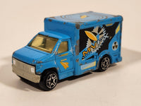Motor Max Road & Track Motion Visual Effects MXFX Cube Van Blue Die Cast Toy Car Vehicle
